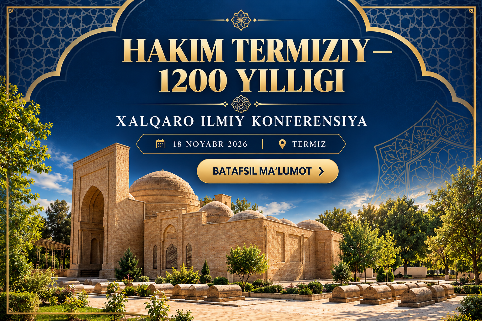 Hakim Termiziy 1200 yilligi xalqaro ilmiy konferensiyasi